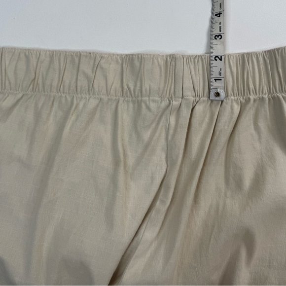 Soft Surroundings Pull On Linen Blend Elastic Waist Pants Womens Size Medium - Picture 8 of 8